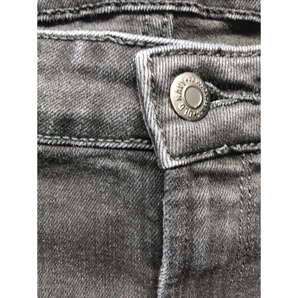 Old Navy Super Skinny Jeans Size 18 Black Mid Rise Black Wash - Picture 6 of 16